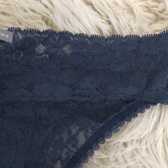 ❤️3X20 NEW - LOUNGERIE Brazil Sweet Lace Dark Blue Bikini Bottom Underwe… - Picture 6 of 13